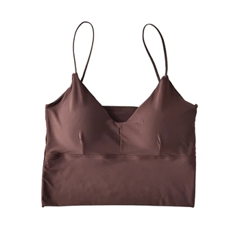 

Women Ice Silk Beauty Back Sexy Underwear Long SlingCamisole Female Sleeveless Bottoming Top