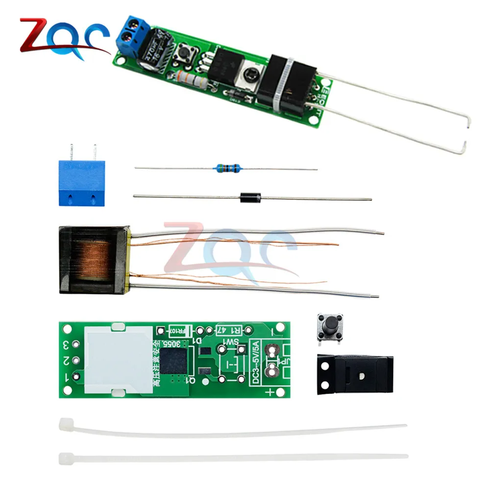HV1 High Voltage Igniter Kit Arc Ignition Parts DIY Kit Arc Generator Arc Cigarette Igniter