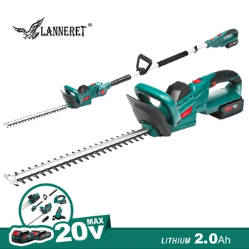 

Electric Hedge Trimmer 20V Cordless Pruning Shears 2.0Ah Rechargeable Weeding Hedge Household Mower Pole Trimmer Garden Tools