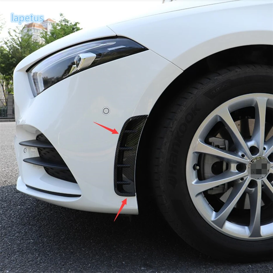 

Lapetus Front Bumper Body Air AC Inlet Vent Blade Protection Panel Cover Trim For Mercedes Benz A Class W177 A200 A220 2019 2020