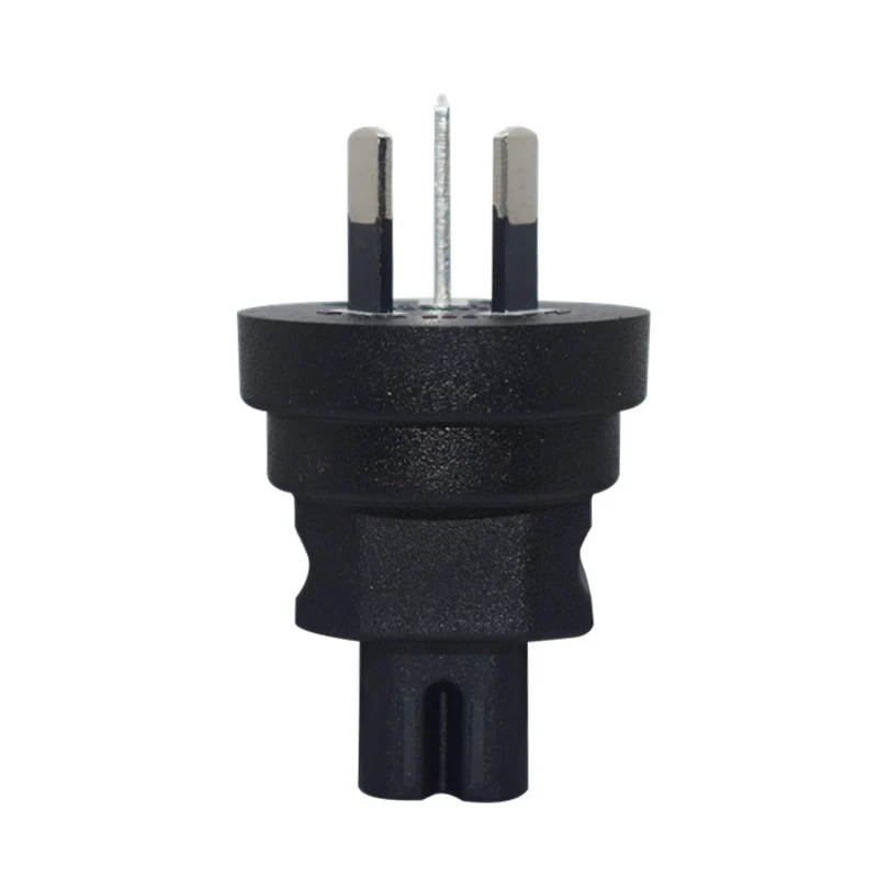 SAA TO IEC320 C7 Power converter,AU TO C7 AC Conversion plug,10A/250V,Used to connect laptop power adapter