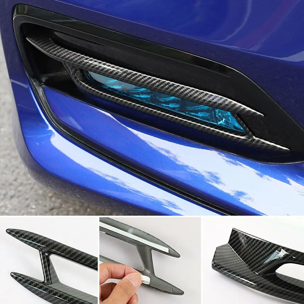 2 шт. передние противотуманные фасветильник из углеродного волокна для Honda Accord Sedan
