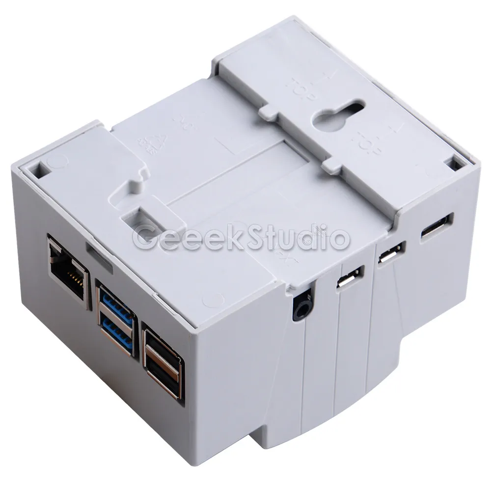 Пластиковый Чехол для электрической коробки ABS для Raspberry Pi 4 Модель B, с радиаторами отвертка для Raspberry Pi 4B