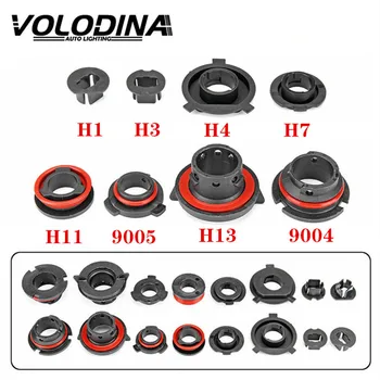 

1Pair Car LED Headlight Light Lamp Bulb Adapter Holder Base Sockets Retainer For H1 H3 H4 H7 H11 H13 9004 9005 9006 9007 880