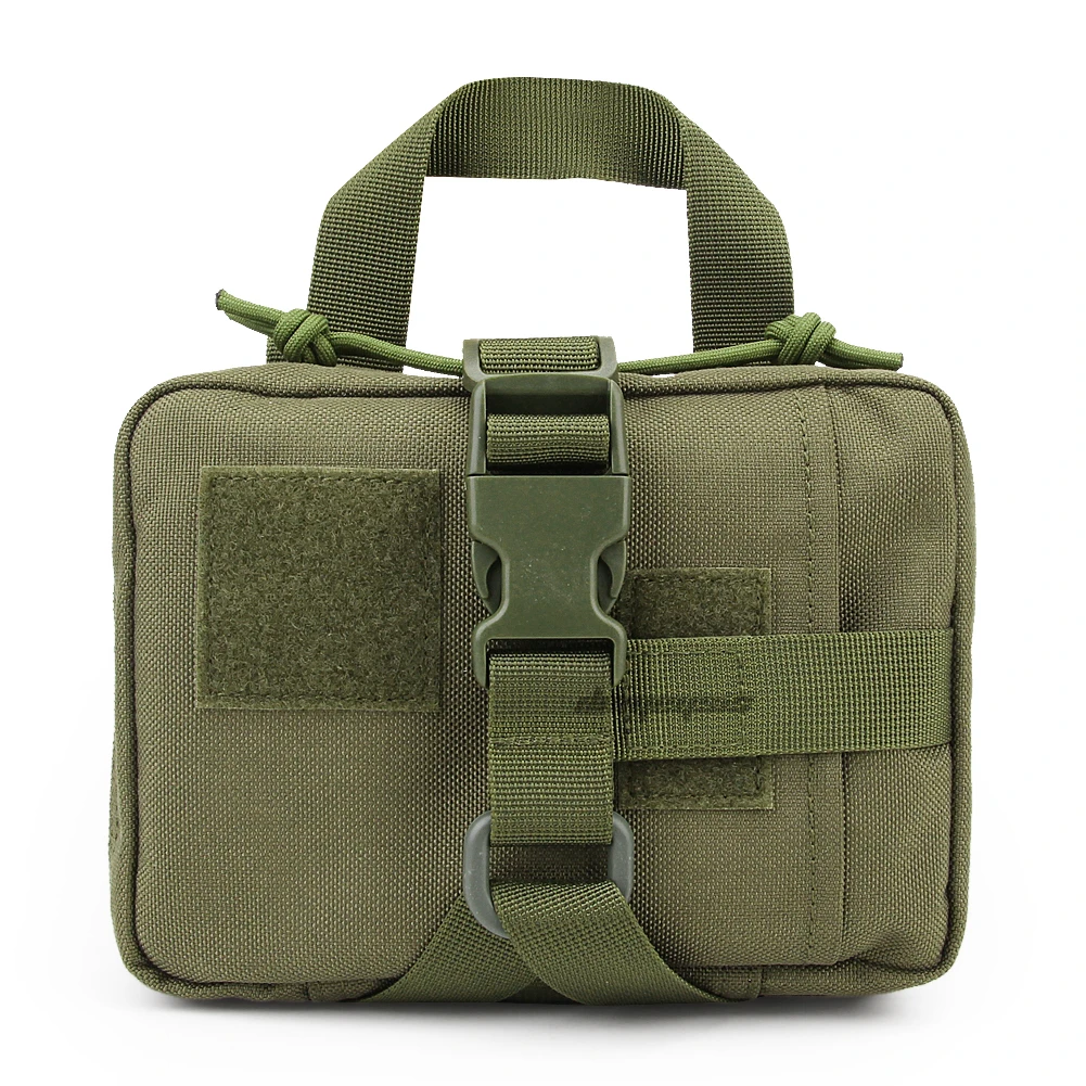 green Тактические сумки для первой помощи Molle, медицинские аксессуары, сумка на пояс, Военная Сумочка для лекарств - Цвет: green