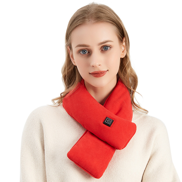 Healthy Heating Scarf for Neck Pain Relief USB Rechargeable 3 Speed Adjustment Quick Heating Gift for Women Mother