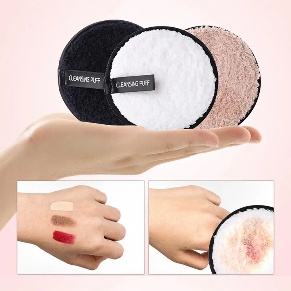 1 шт. губка для удаления макияжа, для смывания, для мытья, хлопок, многоразовые, влажная губка, спонж для лица, мягкий натуральный очиститель, инструменты, новинка, 4P