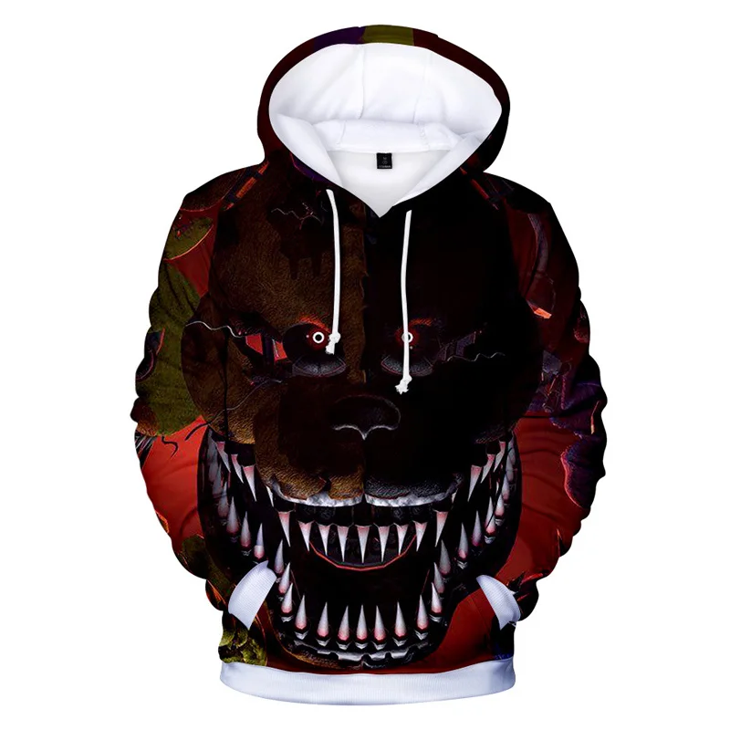 9 Игра Five Nights At Freddy's FNAF Косплей золотой Фредди Fazbear Foxy Бонни и Чика Mangle толстовки на молнии пальто Топы - Цвет: 9