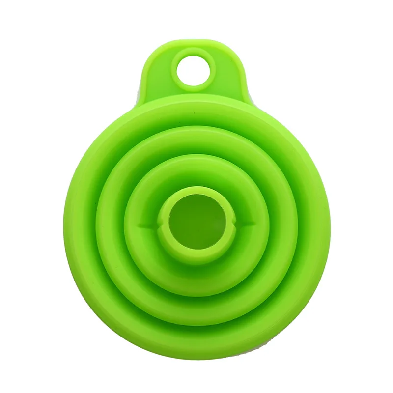 Creative household liquid dispensing funnel Home Mini folding telescopic long neck funnel Kitchen Tools