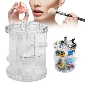 

Nail Polish Organizer Acrylic Transparent Rotating Nail Art Tool Storage Box Multilayer Cosmetics Organizer Nail Display