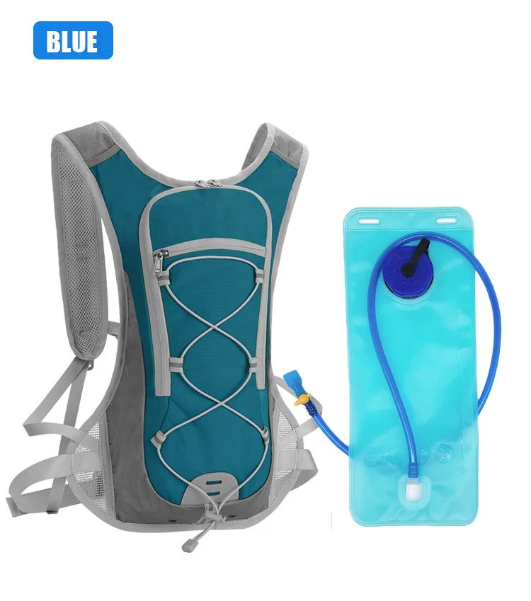 Lake Blue 2L походная сумка для воды, гидратационный рюкзак для походов, бега, велоспорта, альпинизма, спортивная сумка для воды, мягкая фляга - Цвет: Lake Blue