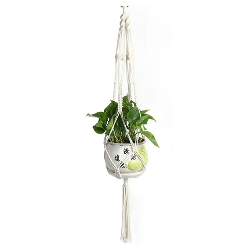 modern home decor jute macrame plant hanger hanging planter