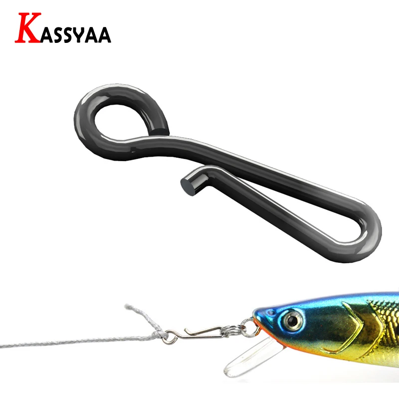 

100pcs 14mm Hanging Fishing Snap Rolling Swivels Barrel Knotless Quick Connector Sea Accessories Fish Carp Tackle Fly Tools Hook
