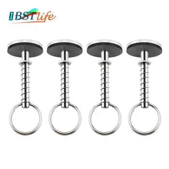 

4PCS Stainless Steel 316 Hatch Cover Pull Handle Quick Pin Button Boat Yacht Storage Retainer Farm Trailers Wagons Auto Car