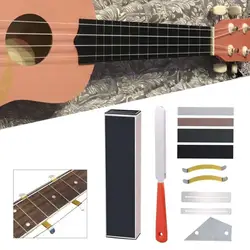 1 Set Guitar Leveling Set Multipurpose Precise Compact Guitar Luthier Tool Kit Included File Fingerboard for Instrument