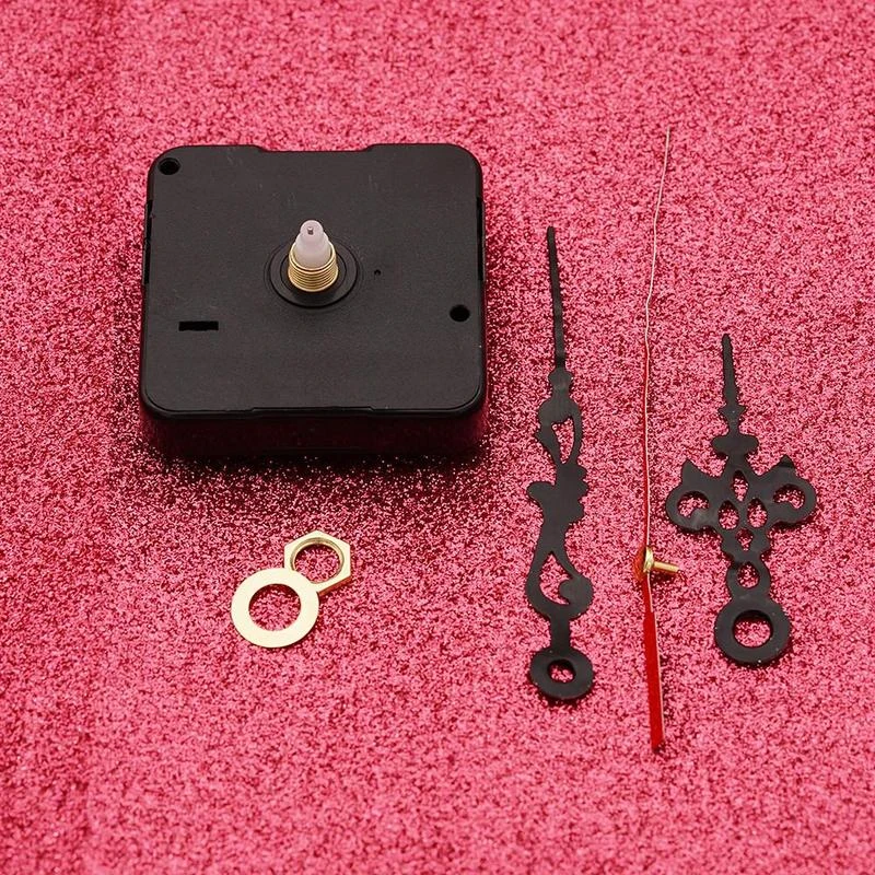 

1pc Wall Art Clock And Watch Cross Embroidery Machine Core Hands Stitches Screw Gasket Diy Crafts Hanging Ornaments Decoration