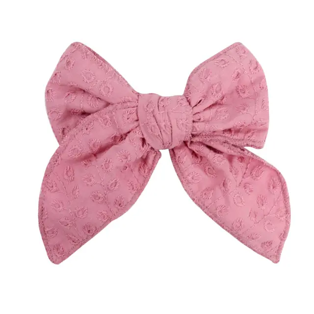 Elegant Chiffon Big Bow Spring Hair Clip Fashion Print Floral Hair Barrette For Women Girls Sweet Hairclip Hair Grip Accessories type 19