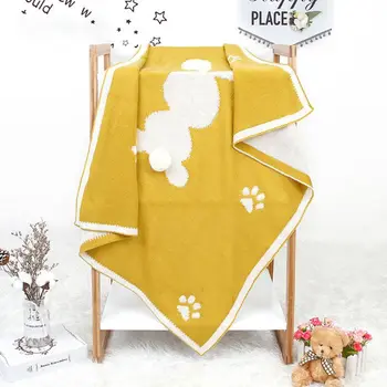 

Newborn Baby Knitted Cute 3D Rabbit Stroller Blanket Cover Swaddle Wrap Toddler Bedding Quilts