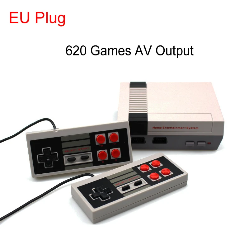 ТВ Видео игровая консоль HDMI XGame Ручной игровой плеер встроенный 600 различных игр для GBA/SNES/SMD/NES для игр Nes - Цвет: AV EU