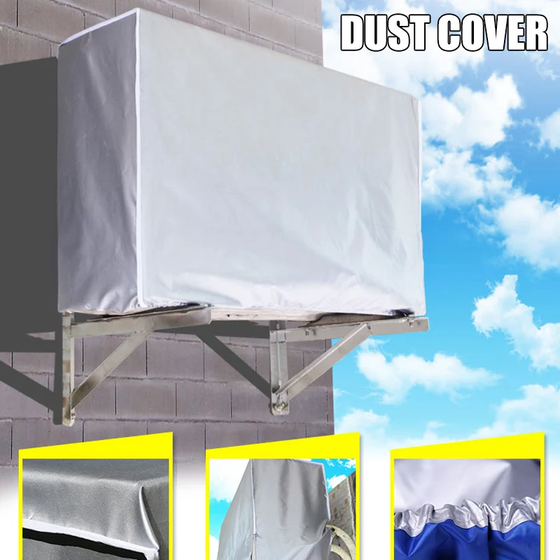 Air Conditioner Cover Anti-Dust Anti-Snow Waterproof Sunproof Protectors for Outdoor L5 #4 | Дом и сад