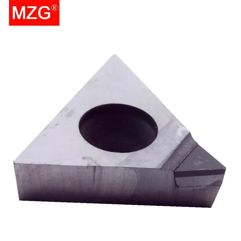 MZG 1 шт. TPGW 090202 TPGT 110302 PCD CNC токарные расточные карбидные вставки для алюминиевых