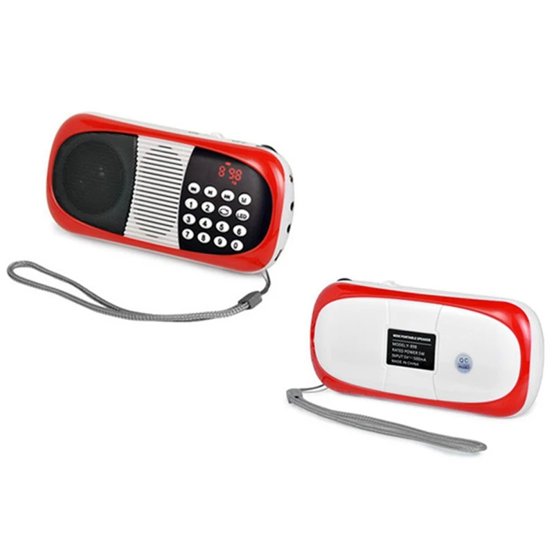 Полная карта MP3 радио Портативный радиоприемник USB Перезаряжаемый радиоприемник