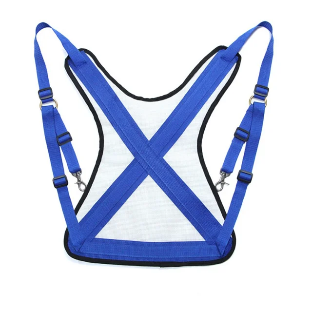Professional Fishing Vests Stand Up Fighting Belt Shoulder Back Harness for Big Fish Sea Fishing Accessories Blue