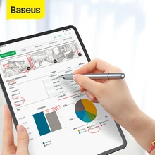 Baseus-Bolígrafo Universal multifunción para tableta, lápiz táctil capacitivo para iPad, iPhone, Samsung, Xiaomi, Huawei