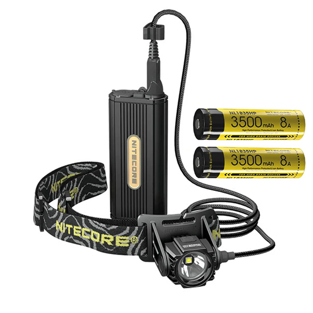 NITECORE HC70 перезаряжаемый налобный фонарь CREE XM L2 U2 max 1000 люмен луч бросок 180 м