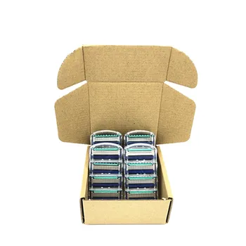 

Custom Packaging High Quality Men 5 Layer Shaver Razor Blades Shaving Men Shavers Blades Replaceable Gilletee Fusione 16pcs/box