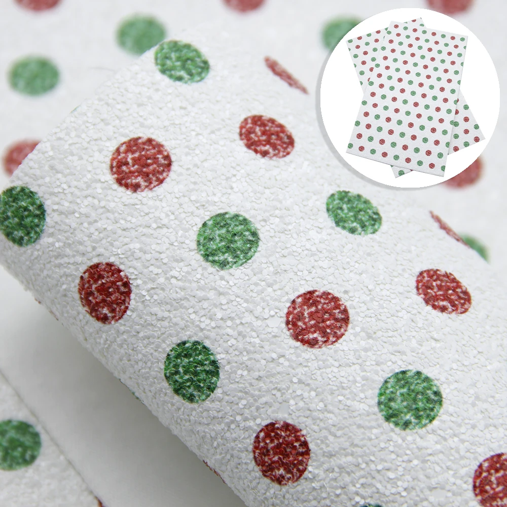 20*34 см снежные конфеты печатных массивная блестящая искусственная кожа ткань простыни для DIY проектов ручной работы, 1Yc8347