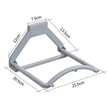 

Wall- Mounted Foldable Storage Rack For Washbasin Easy Installation Nail-Free In Toilet