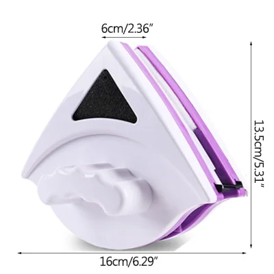 18-30mm glass Стекло очиститель для наружных осветительных приборов двухсторонняя вытирания с высокой посадкой бытовой Однослойная двухслойные полые щеточка для Чистки скребок - Цвет: 18-30mm glass
