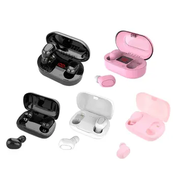 

Wireless Earbuds TWS Stereo Bluetooth 5.0 CVC8.0 Headphones with Charging Case 19QA