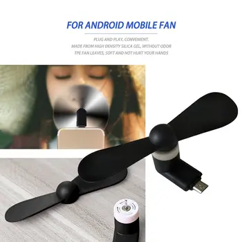 

For Android Portable Cool Micro USB Fan 5V 1W Mobile Phone USB Fans Low Voice For Android Mobile Phone USB Power Supply