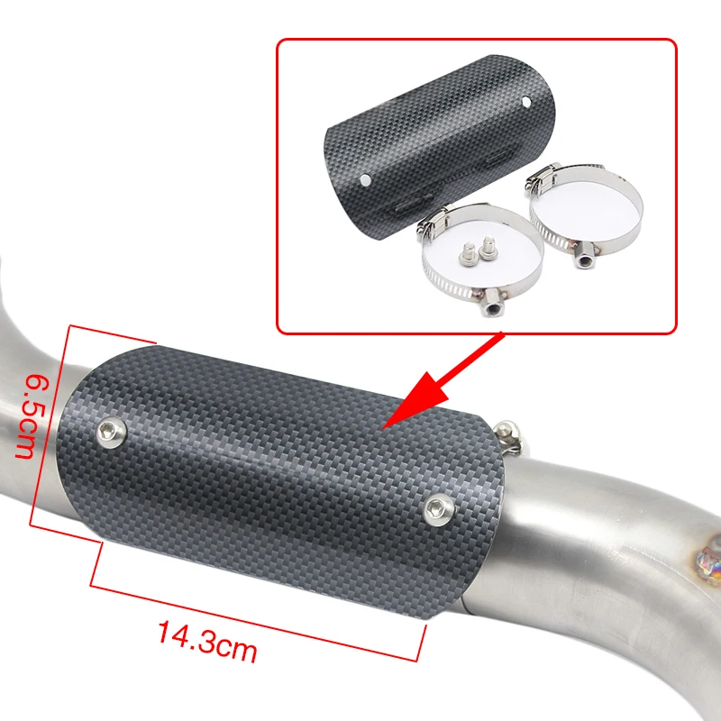 ZSDTRP-Motorcycle-Exhaust-Yoshimura-Muffler-Middle-Connection-Link-Pipe-Protector-Heat-Shield-Cover-Guard