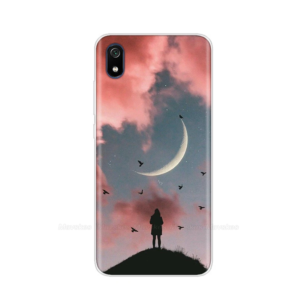 Ốp Lưng Dẻo Silicone Xiaomi Redmi 7a Case Full Bảo Vệ Mềm Mại Ốp Lưng TPU Cho Xiaomi Redmi 7A 7 Một Ốp Lưng ốp Lưng Điện Thoại Vỏ xiaomi leather case color Cases For Xiaomi