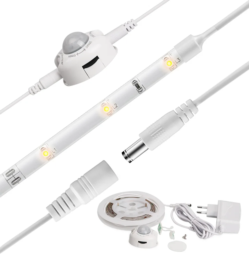 

Sensing Lamp Intelligent Human Body Sensing LED Bed Light Sensing Light Bar Amazon Hot Selling Bed Light Crib Lamp
