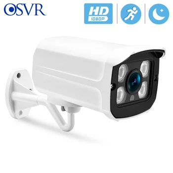 

4PCS ARRAY LED Outdoor IP Camera Wide Angle 2.8mm PoE DC 1080P 960P 720P Metal Case ONVIF Security Waterproof CCTV Bullet Camera