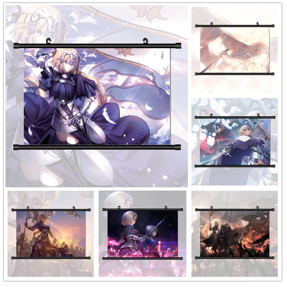 Fate Grand Order Jeanne Joan Alter HD Canvas Print Wall Poster Scroll Room Decor 