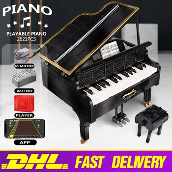 

Yeshin 21323 Creative Ideas Toys The App Control Playable Grand Piano Set Kids Toys Building Blocks Bricks Christmas Gift