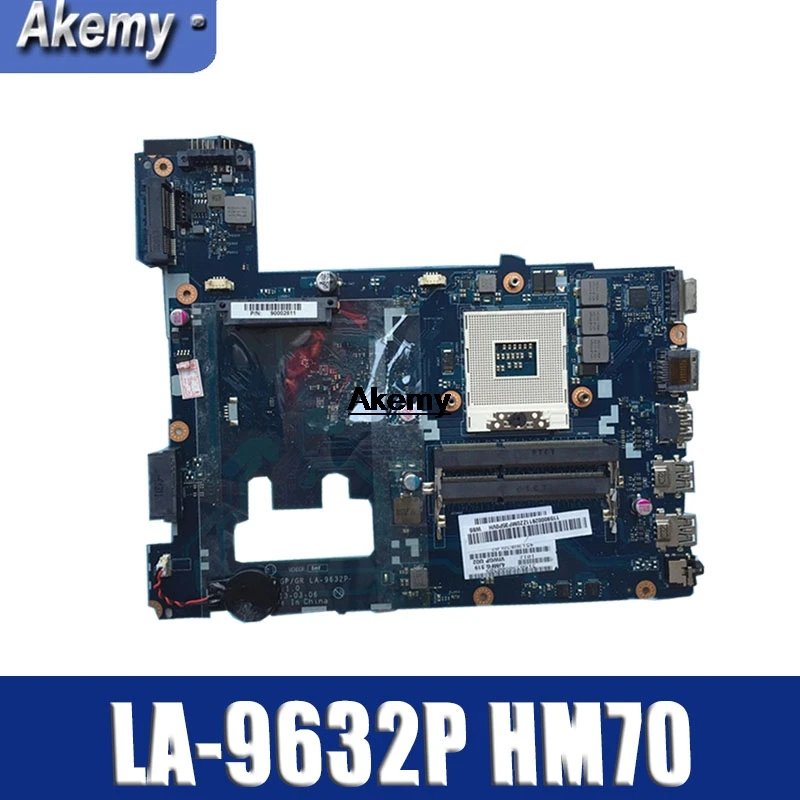 

LA-9632P Laptop motherboard for Lenovo G400 original mainboard HM70 (support Pentium CPU only)