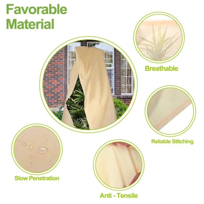 1 PC Winter Plant Warm Cover Antifreeze Tree Shrub Plant Protection Outdoor Yard Vegetation Anti-Frost Bag Garden Multi-size