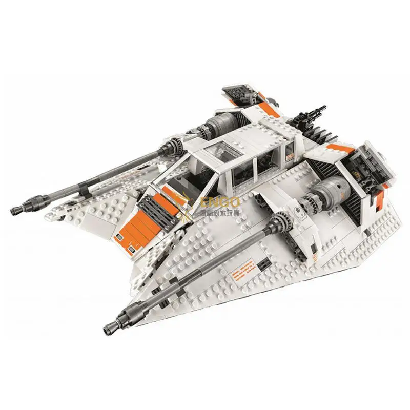 HiLePin строительные блоки 05084 Snowspeeder Modell 1703 шт совместимые 10129 technic детские игрушки Кирпичи Рождественский подарок 4px