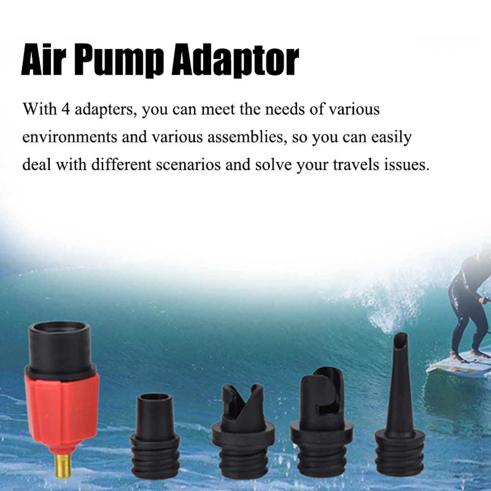 

Air Pump Adaptor Valve Adapter for Surf Paddle Board Dinghy Canoe Inflatable Boat Air Pumping Adapters Surfing Water Sports