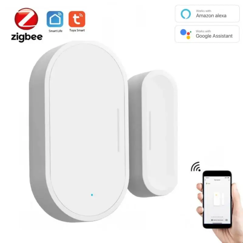 Датчик двери Tuya Smart Zigbee детектор открытия/закрытия окон и дверей домашняя