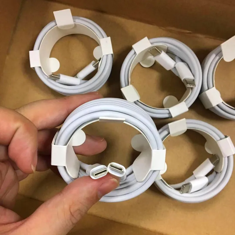 

10pcs USB c 2m/6ft charging data cable dual type c charging cable for Macbook huawei samsung xiaomi with retail packaging