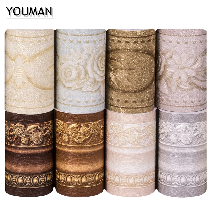 Good Value Wallpapers Self-Adhesive Vinyl Bathroom Home-Decor Waterproof DIY YOUMAN Emboss PVC oXKpWy56