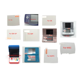 

10pcs Protective Glass Screen lens film For GB GBA SP GBC GBP for NDSL NDSi NDS for SNK NEOGEO mini NGPC WSC replacement
