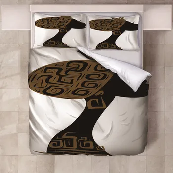 

Classic Bedding Set Africa Style Summer Bed Linen 4pcs/set Duvet Cover Set Ropa De Cama Pastoral Bed Sheet Duvet Cover